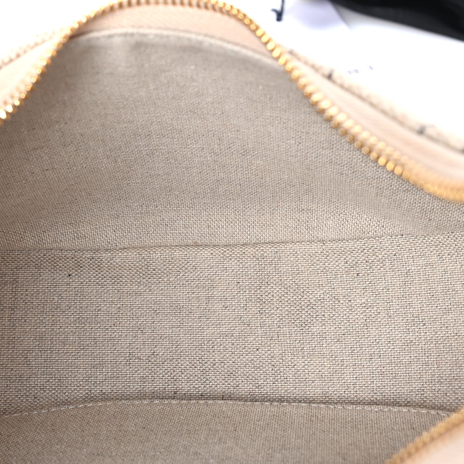 Celine Canvas Calfskin All Over Print Medium Ava Shoulder Bag  Natural Tan 4 of 7