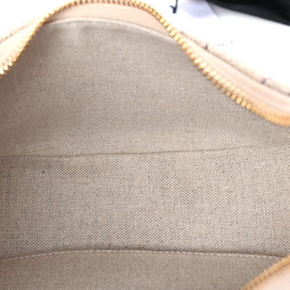 Celine Canvas Calfskin All Over Print Medium Ava Shoulder Bag  Natural Tan 4 of 7
