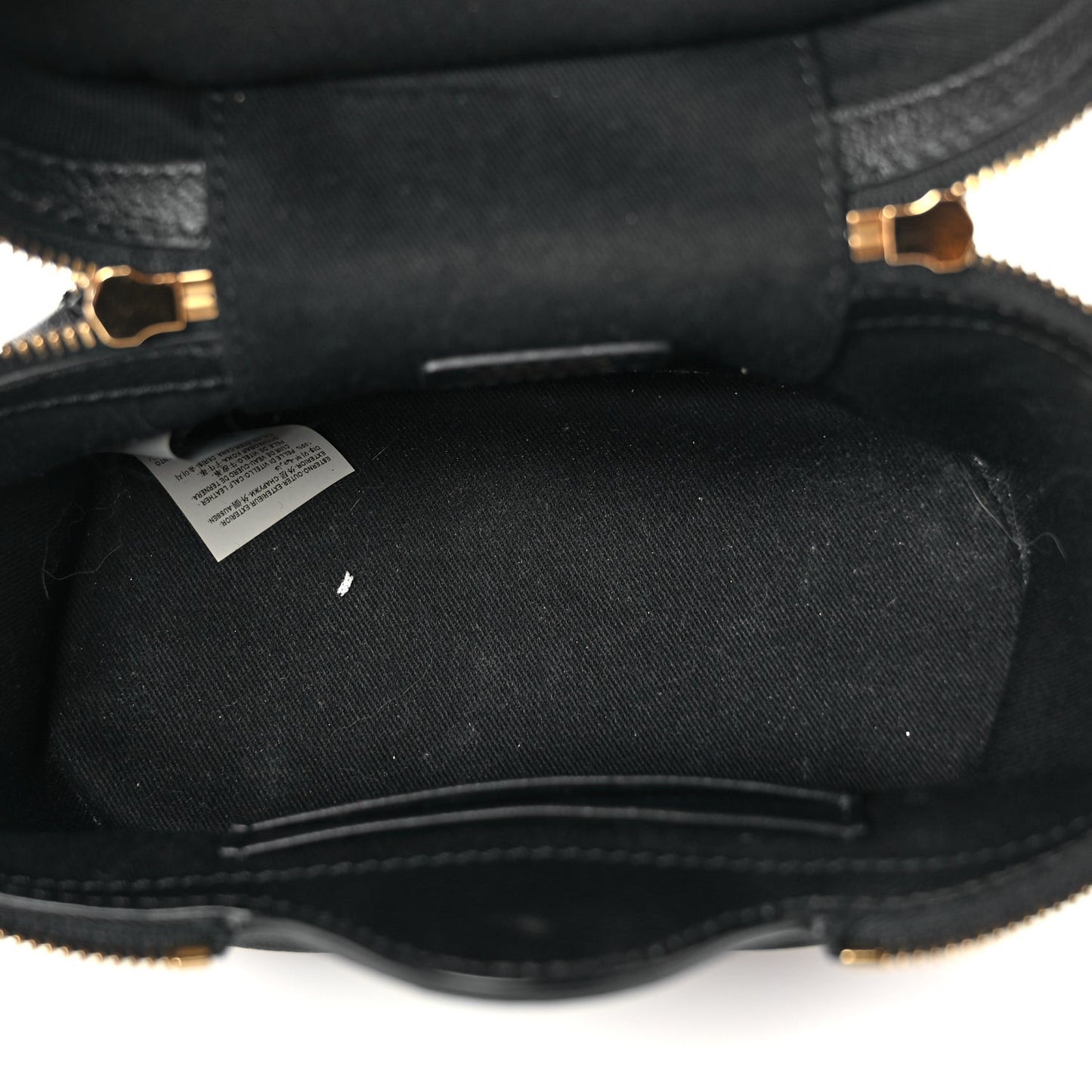 Grained Calfskin La Medusa Mini Shoulder Bag Black