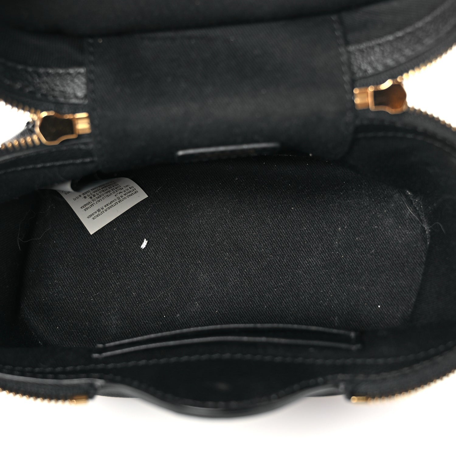 Versace Grained Calfskin La Medusa Mini Shoulder Bag Black 4 of 9