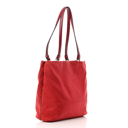 Prada Tessuto Nylon Tote Red 3 of 19