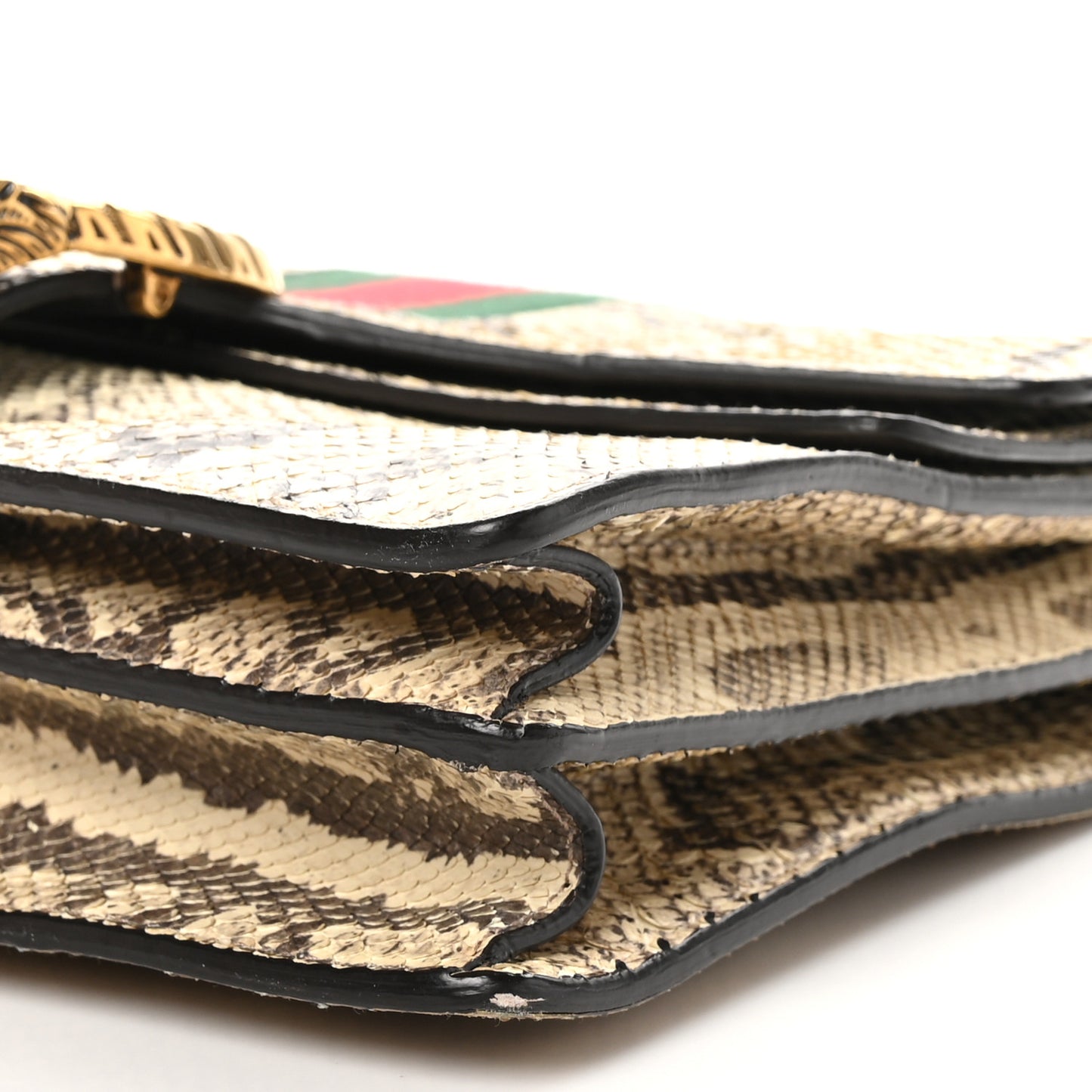 Snakeskin Web Medium Dionysus Shoulder Bag Natural