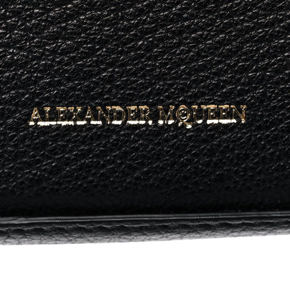 Alexander McQueen Silky Amish Grained Goatskin Box Shoulder Bag 16 Black 7 of 13