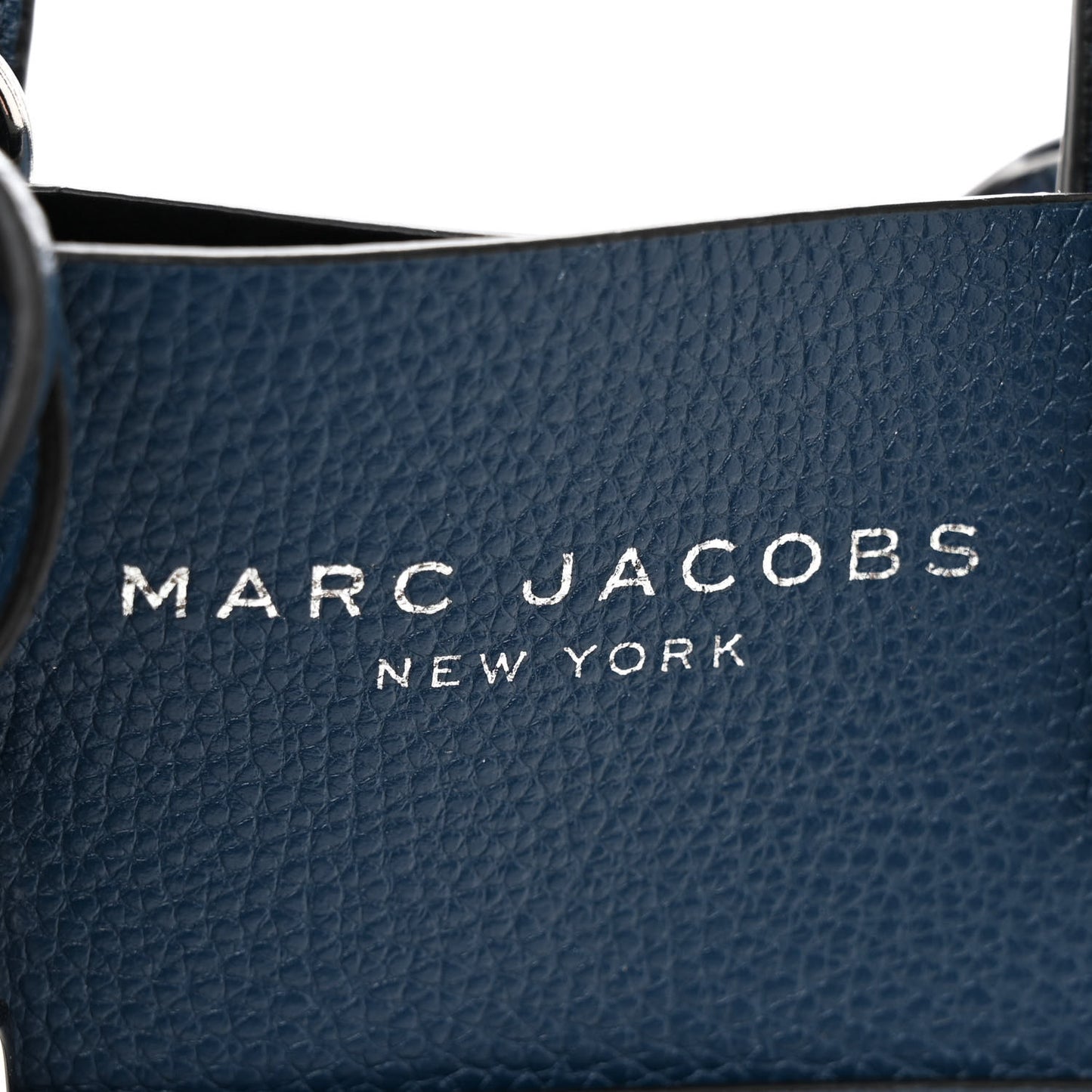 Calfskin Micro Mini Grind Tote Bag Azure Blue