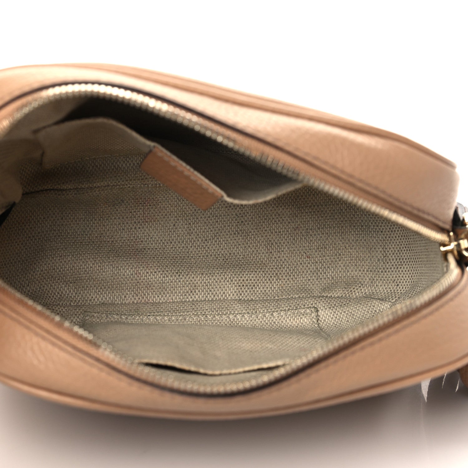 Gucci Pebbled Calfskin Small Soho Disco Bag Rose Beige 5 of 7