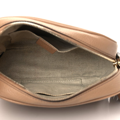 Gucci Pebbled Calfskin Small Soho Disco Bag Rose Beige 5 of 7
