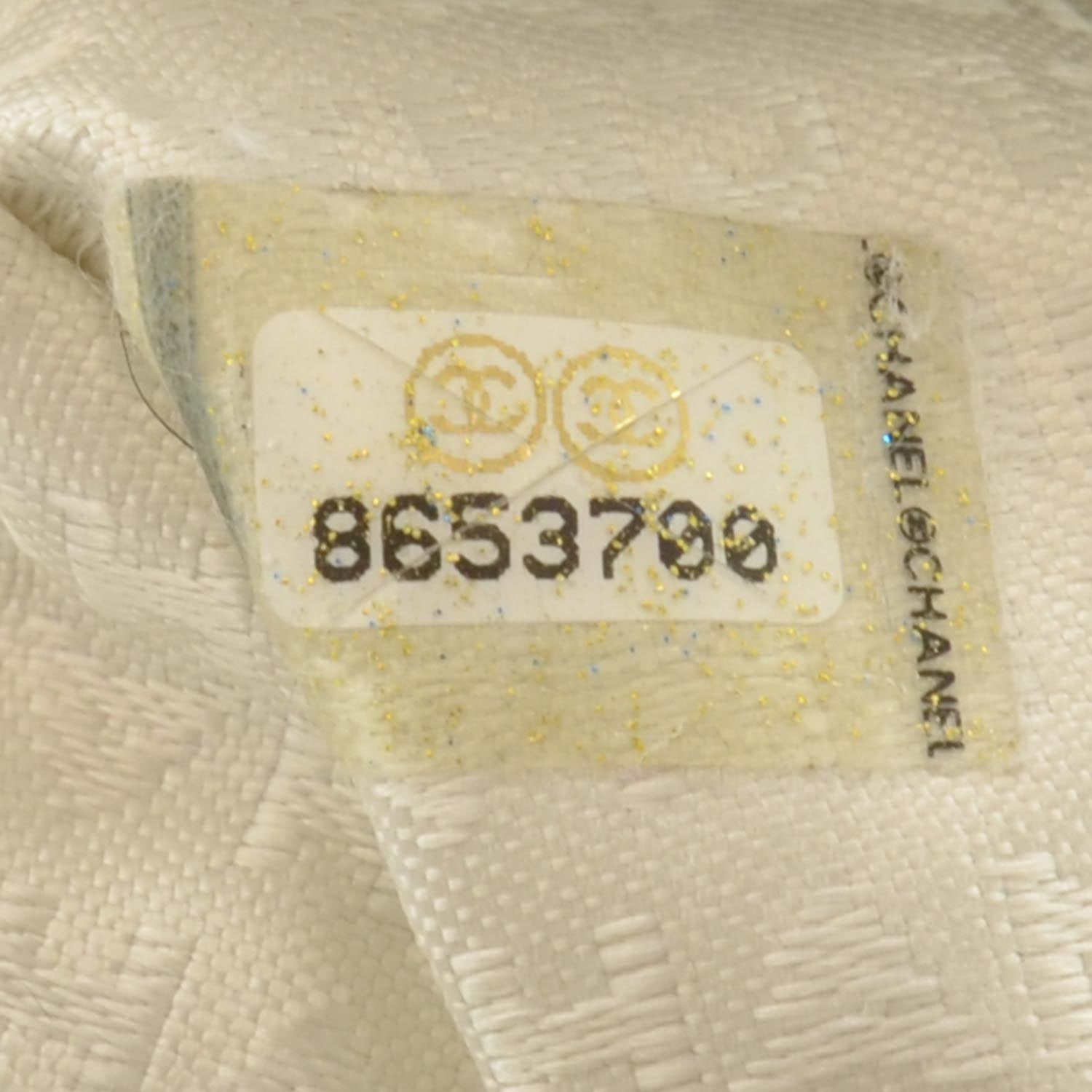 Chanel Lambskin Chain Fringe Handbag White 5 of 6