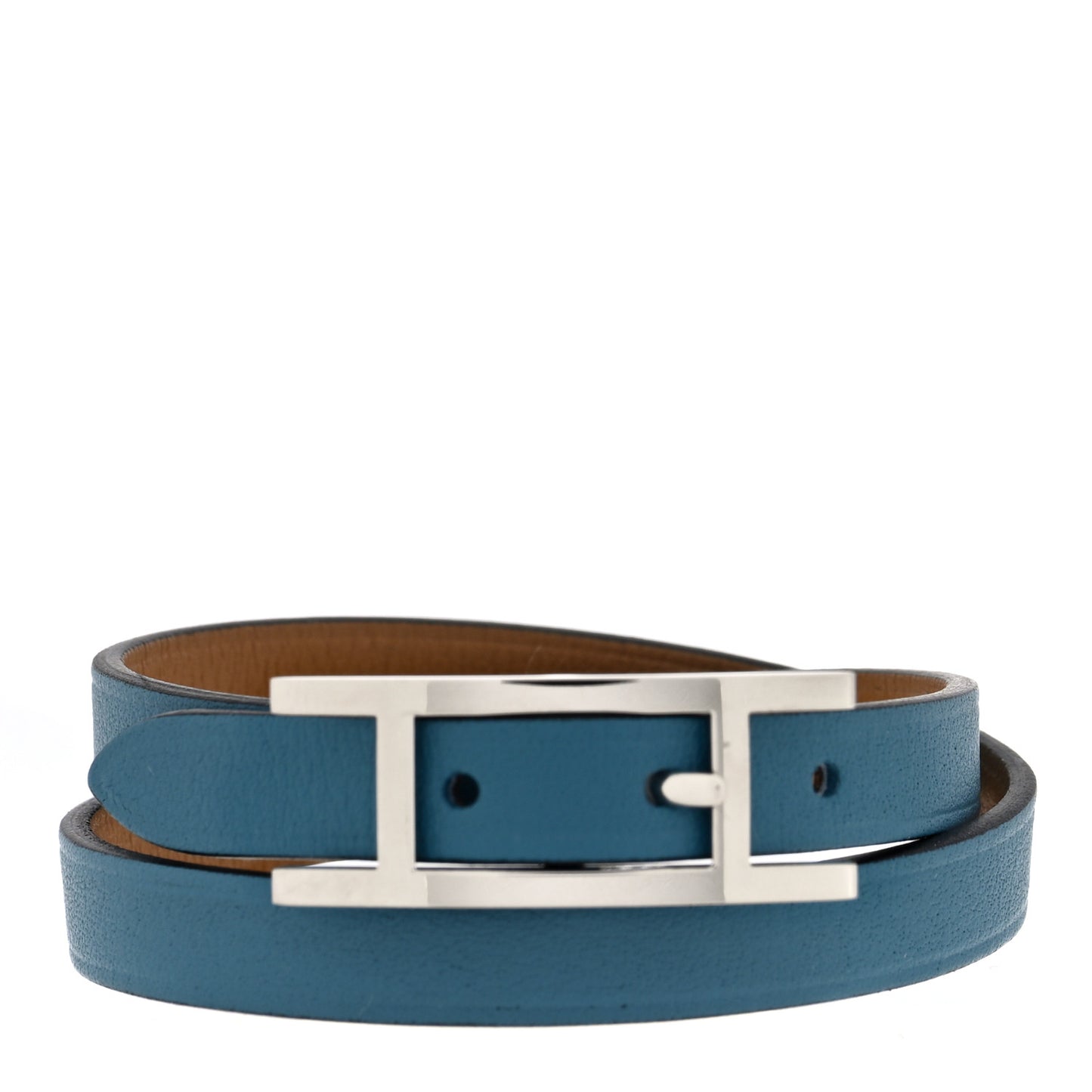 Swift Behapi Double Tour Bracelet T2 Blue Jean Biscuit