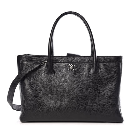 Chanel Deerskin Cerf Executive Shopper Tote Black 1 of 10