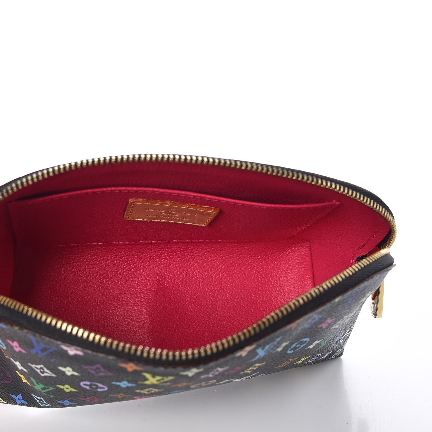 Monogram Multicolor Cosmetic Pouch Black Grenade