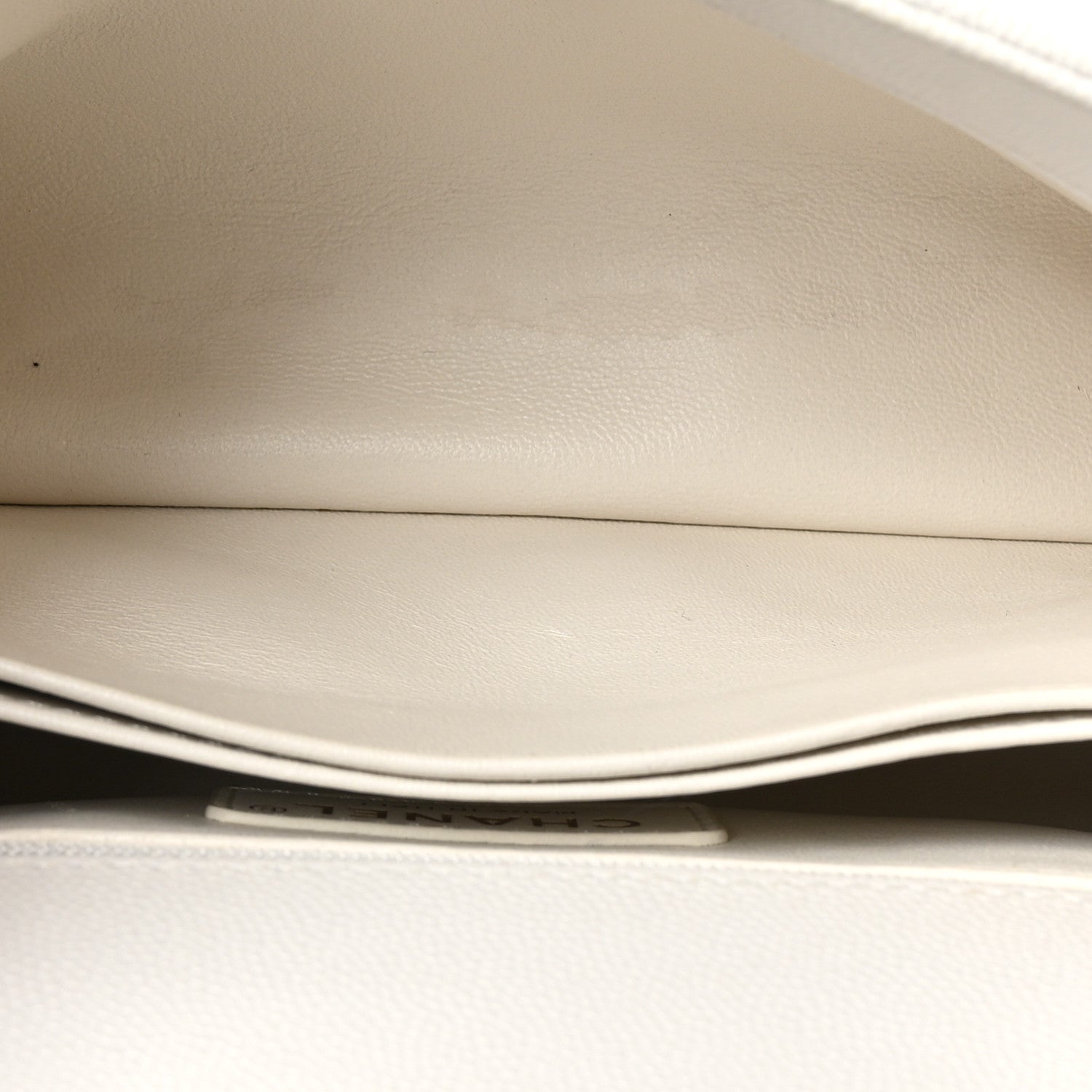 Chanel Caviar Quilted Mini Coco Handle Flap White 5 of 10