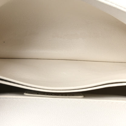 Chanel Caviar Quilted Mini Coco Handle Flap White 5 of 10