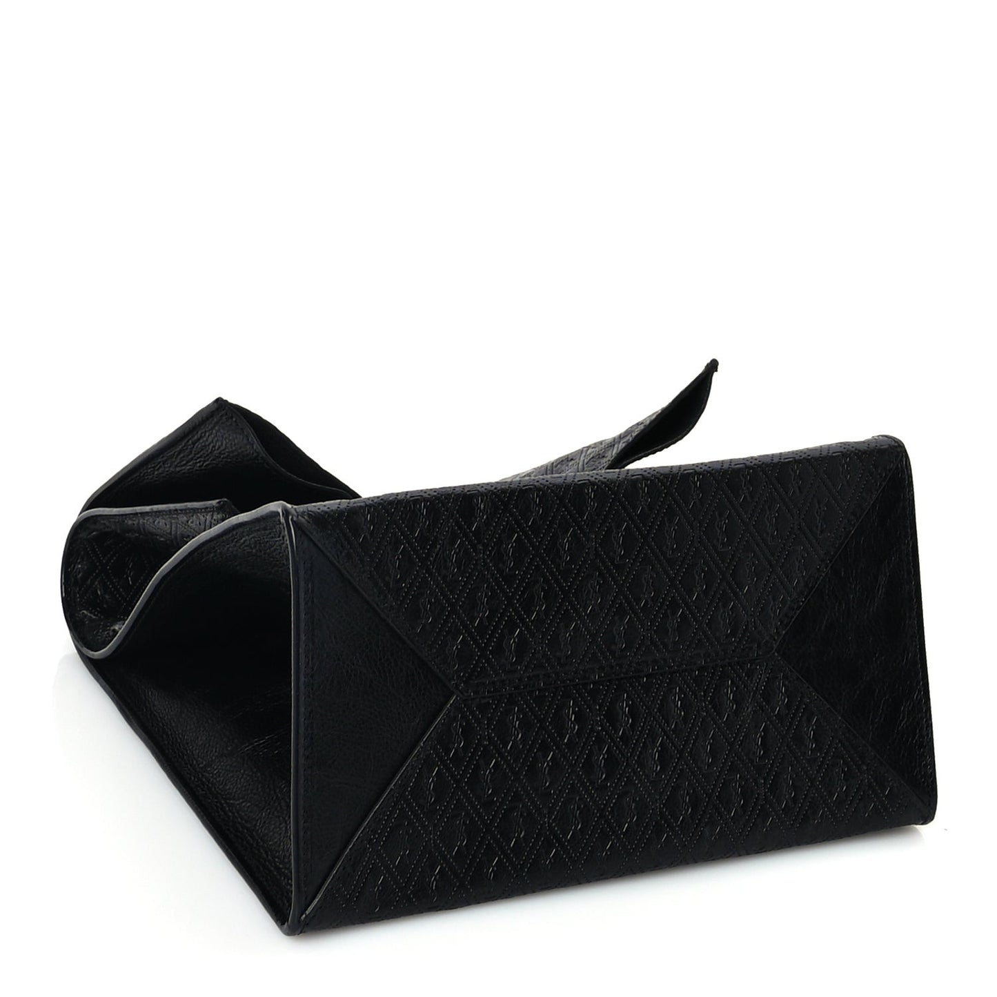 Calfskin Monogram Deli Paper Bag Vintage Black