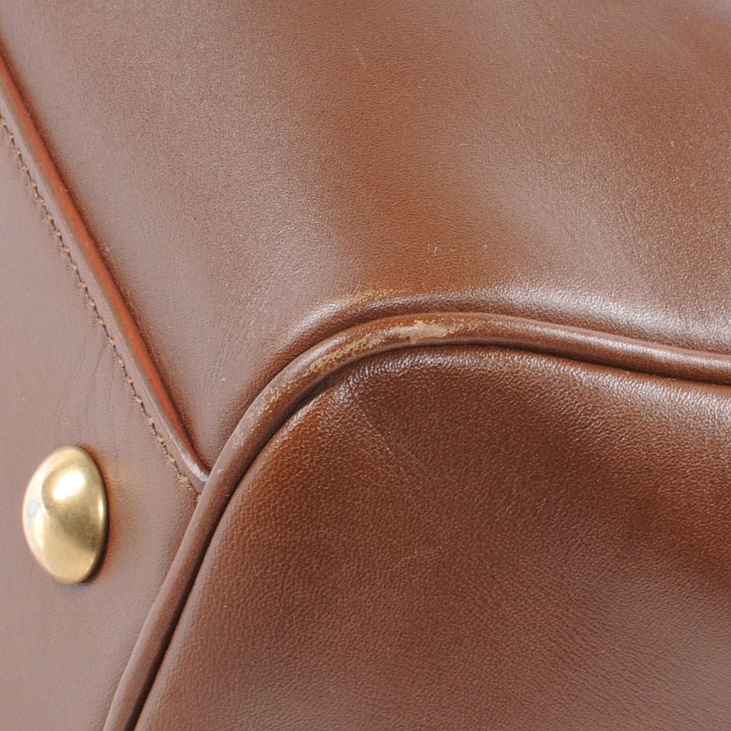 Leather Classic Duffle 6 Bag Cognac