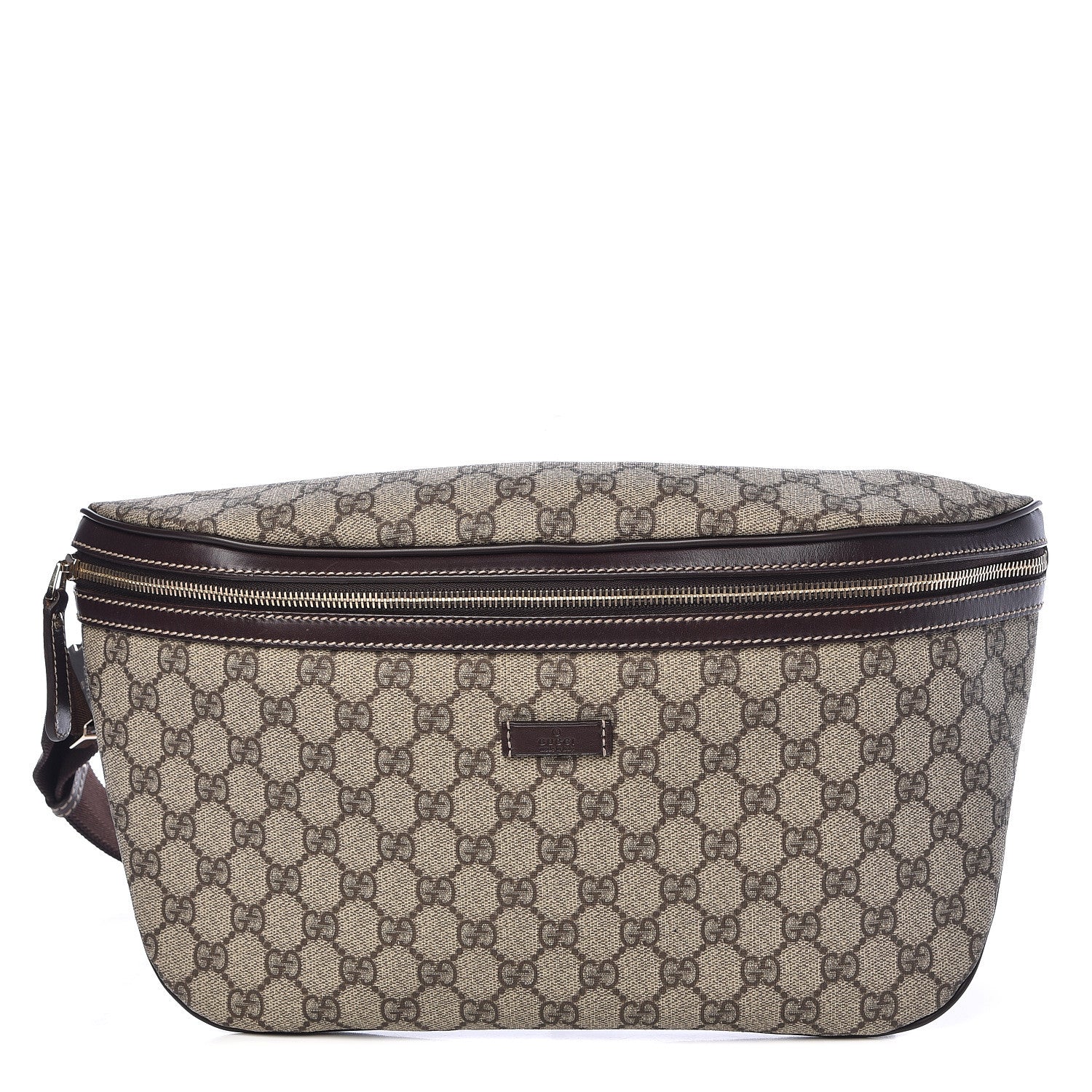 Gucci GG Plus Monogram Belt Bag Dark Brown 1 of 10
