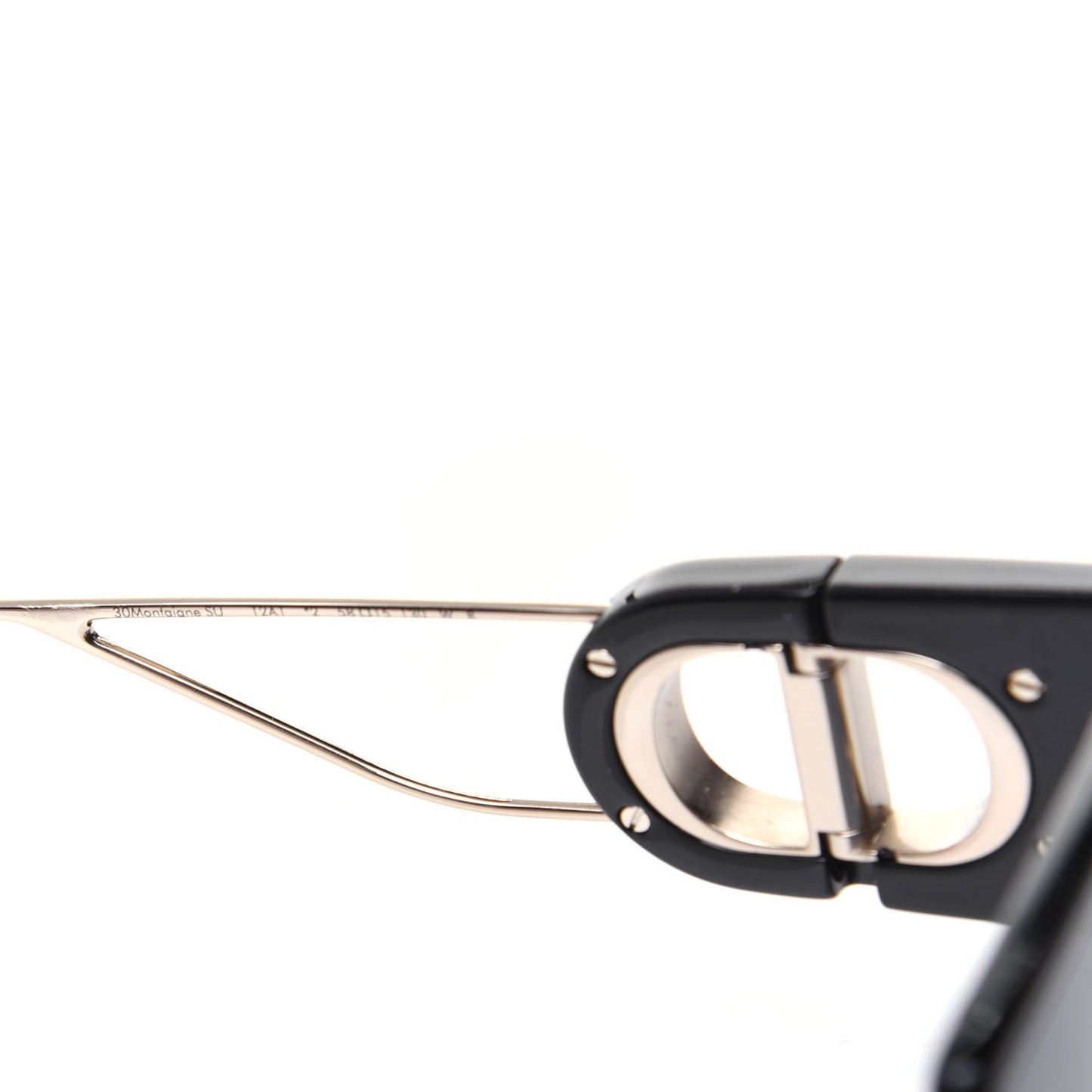 Square 30 Montaigne Sunglasses Black