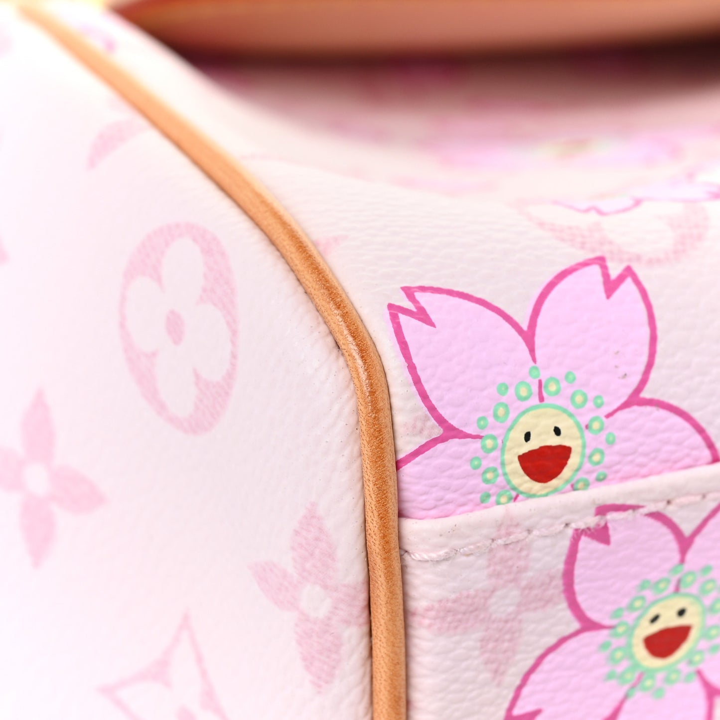 Monogram Cherry Blossom Sac Retro Pink