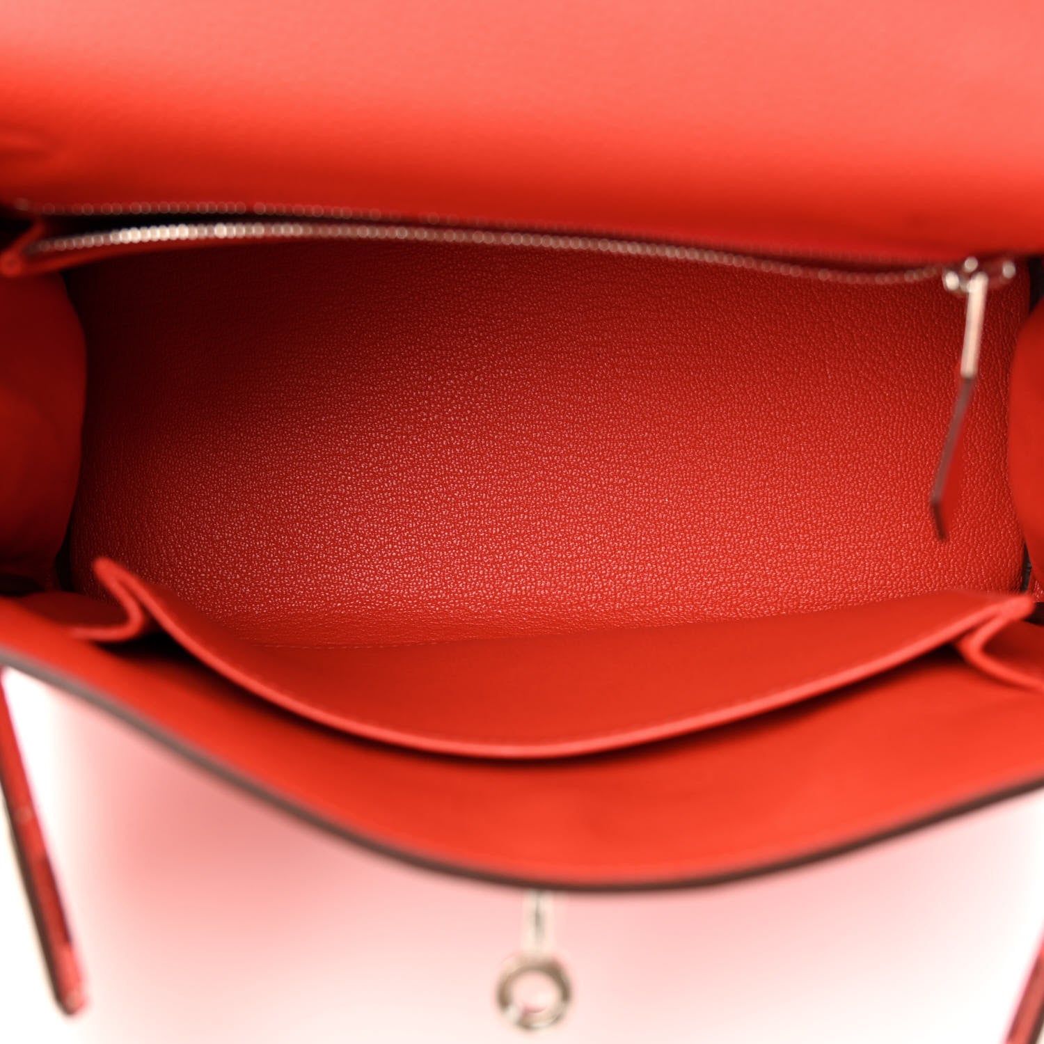 Hermes Togo Lizard Kelly Retourne Touch 25 Capucine 5 of 11