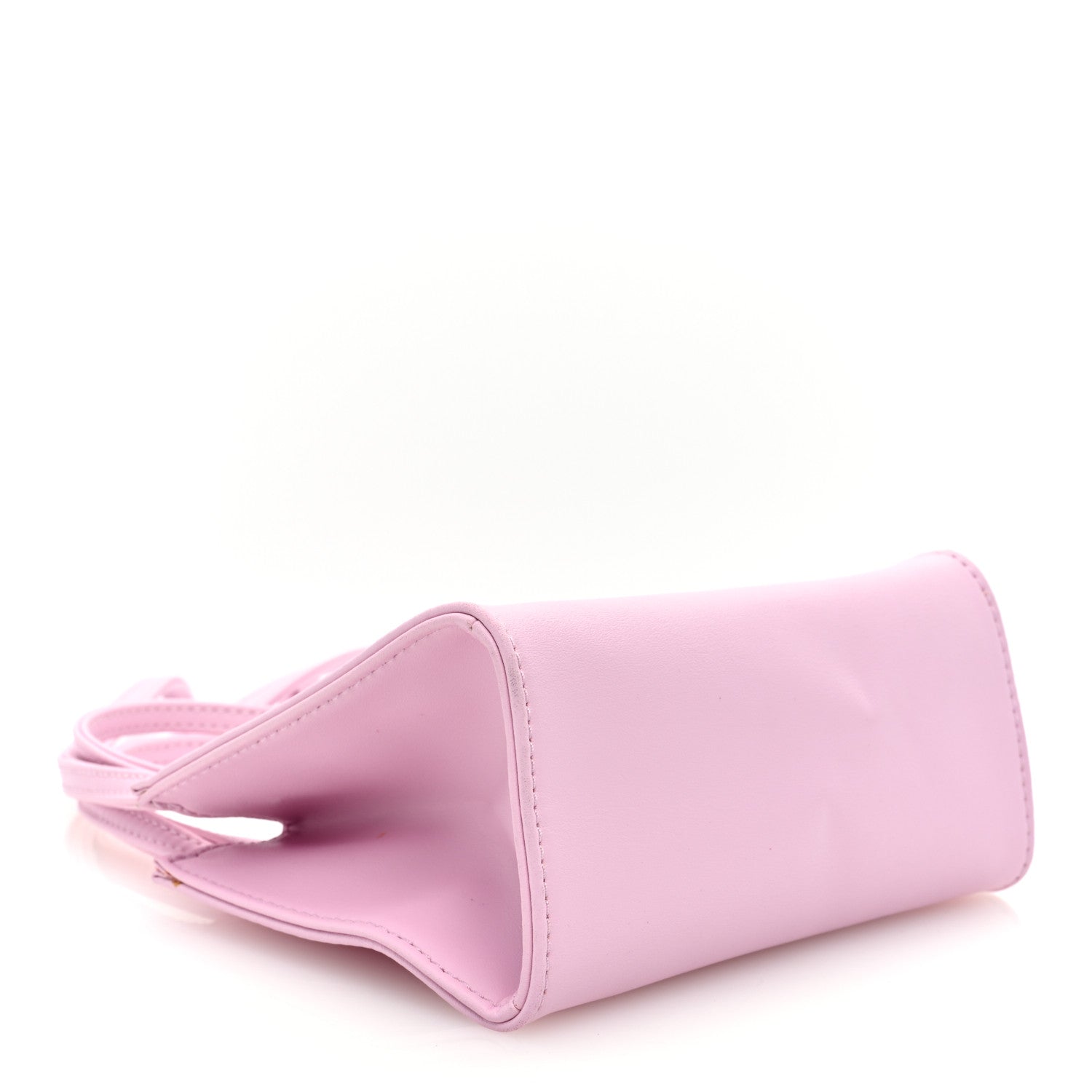 Telfar Vegan Leather Small Shopping Bag Bubblegum 4 of 9