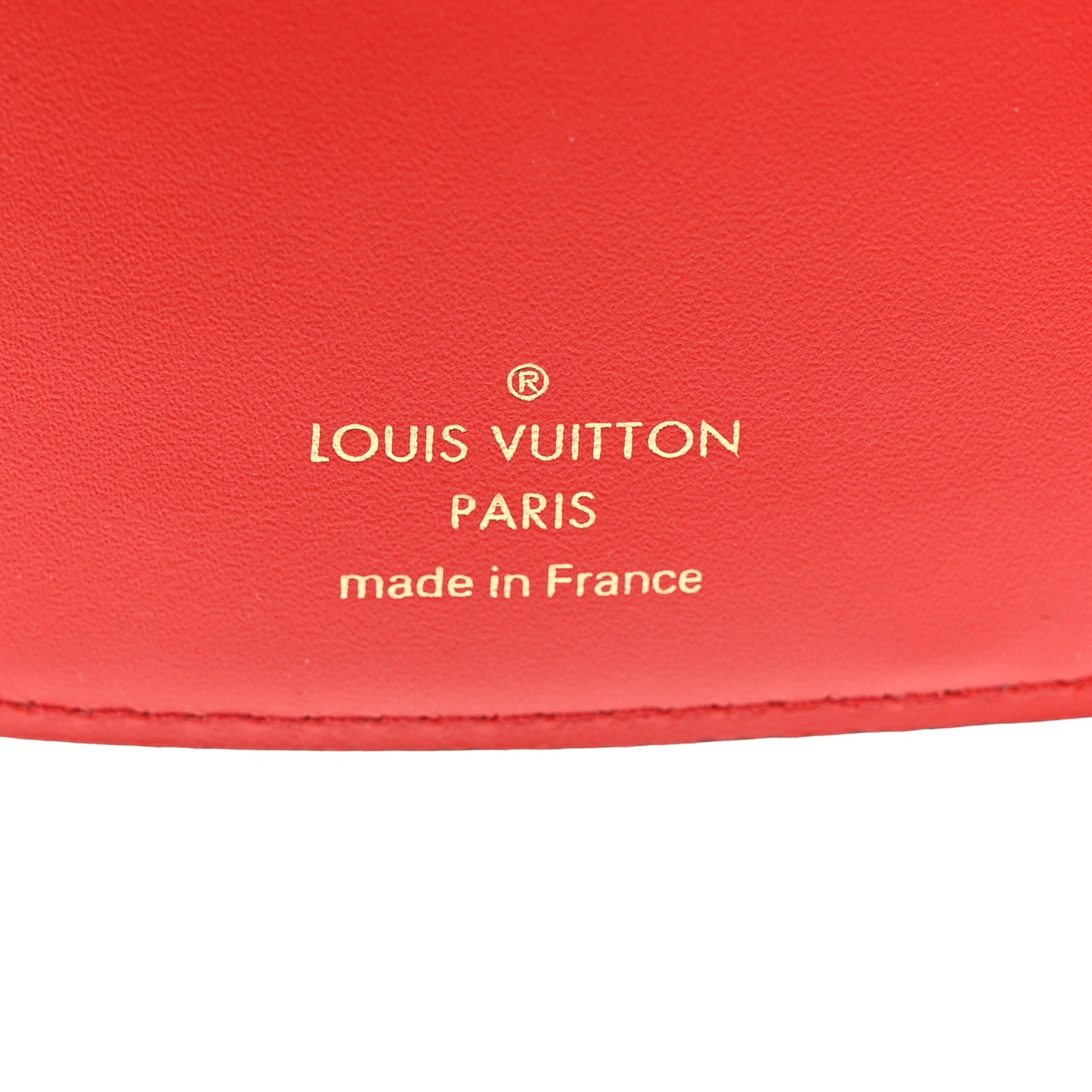 Monogram Flower Lock Compact Wallet Coquelicot