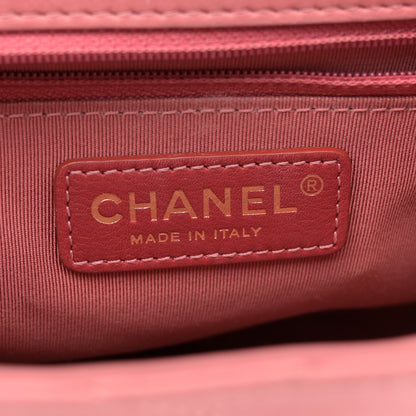 Chanel Calfskin Stitched Small Flap Bag Pink 6 of 11