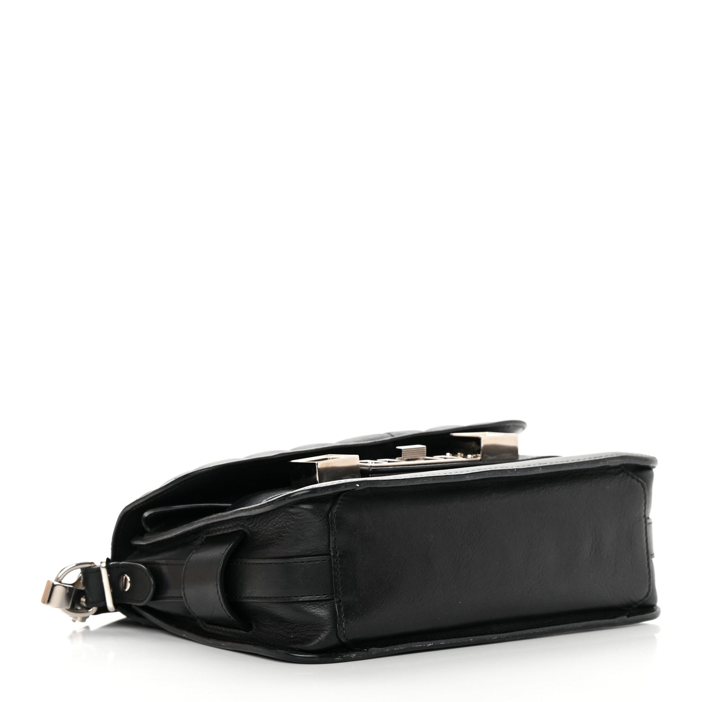 Lambskin Quilted Mini PS11 Classic Shoulder Bag Black