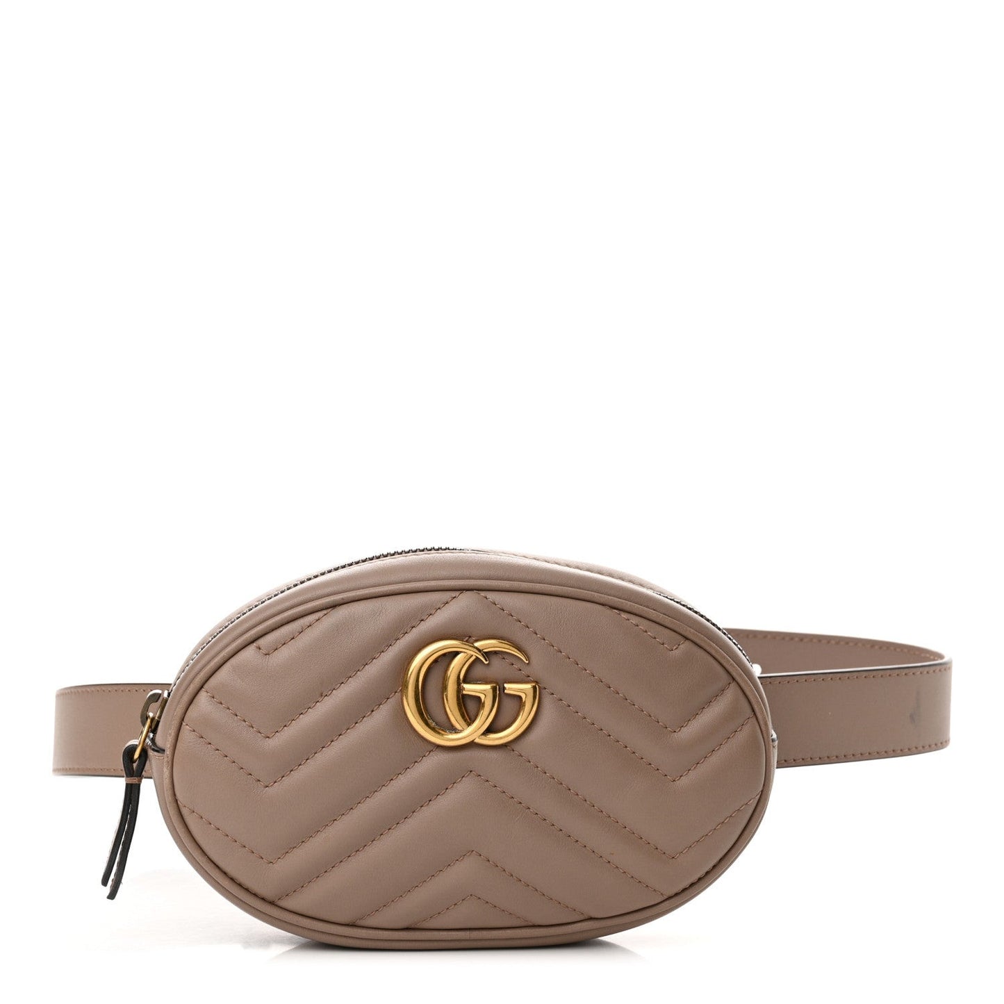 Calfskin Matelasse GG Marmont Belt Bag 85 34 Porcelain Rose