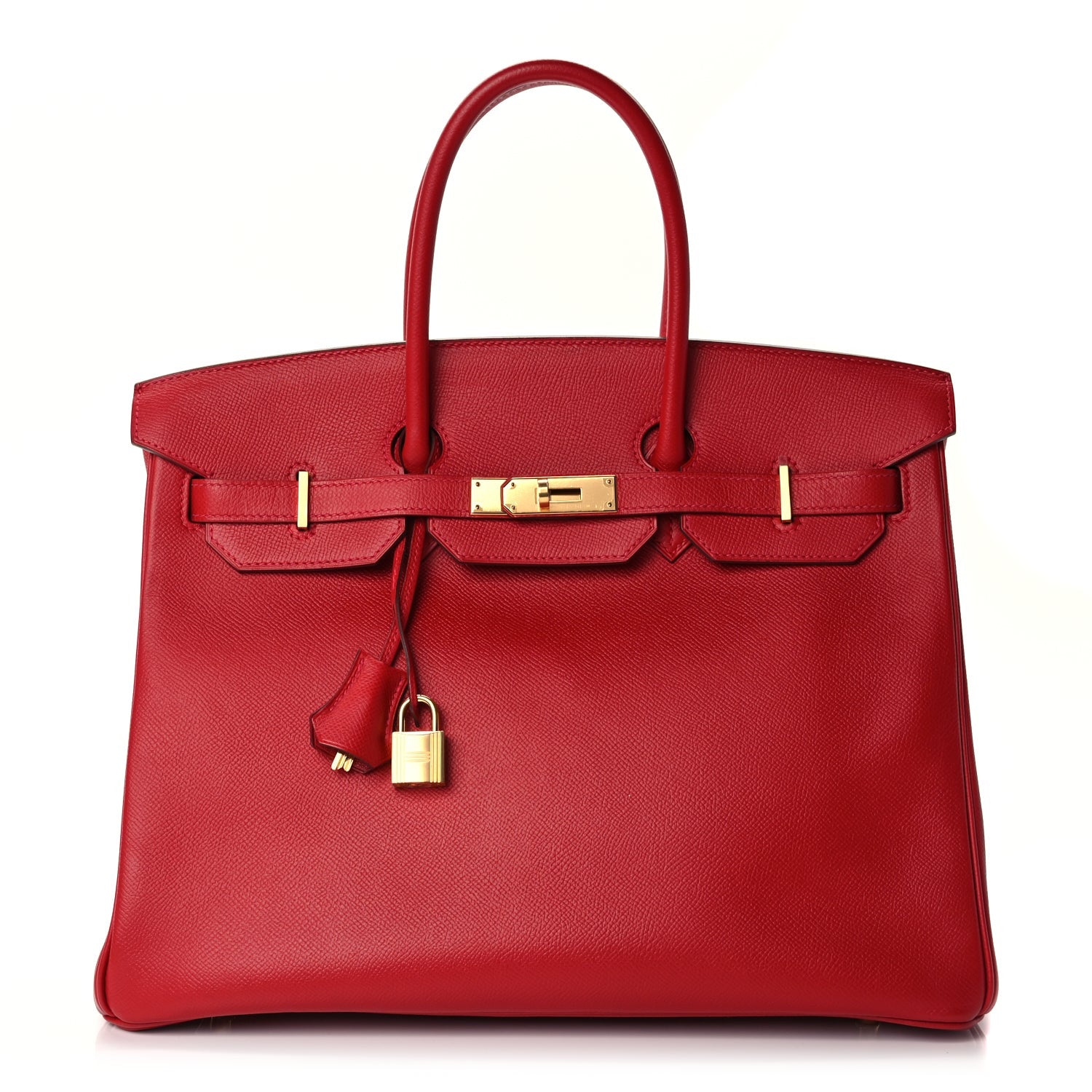 Hermes Epsom Birkin 35  Rouge Casaque 1 of 10