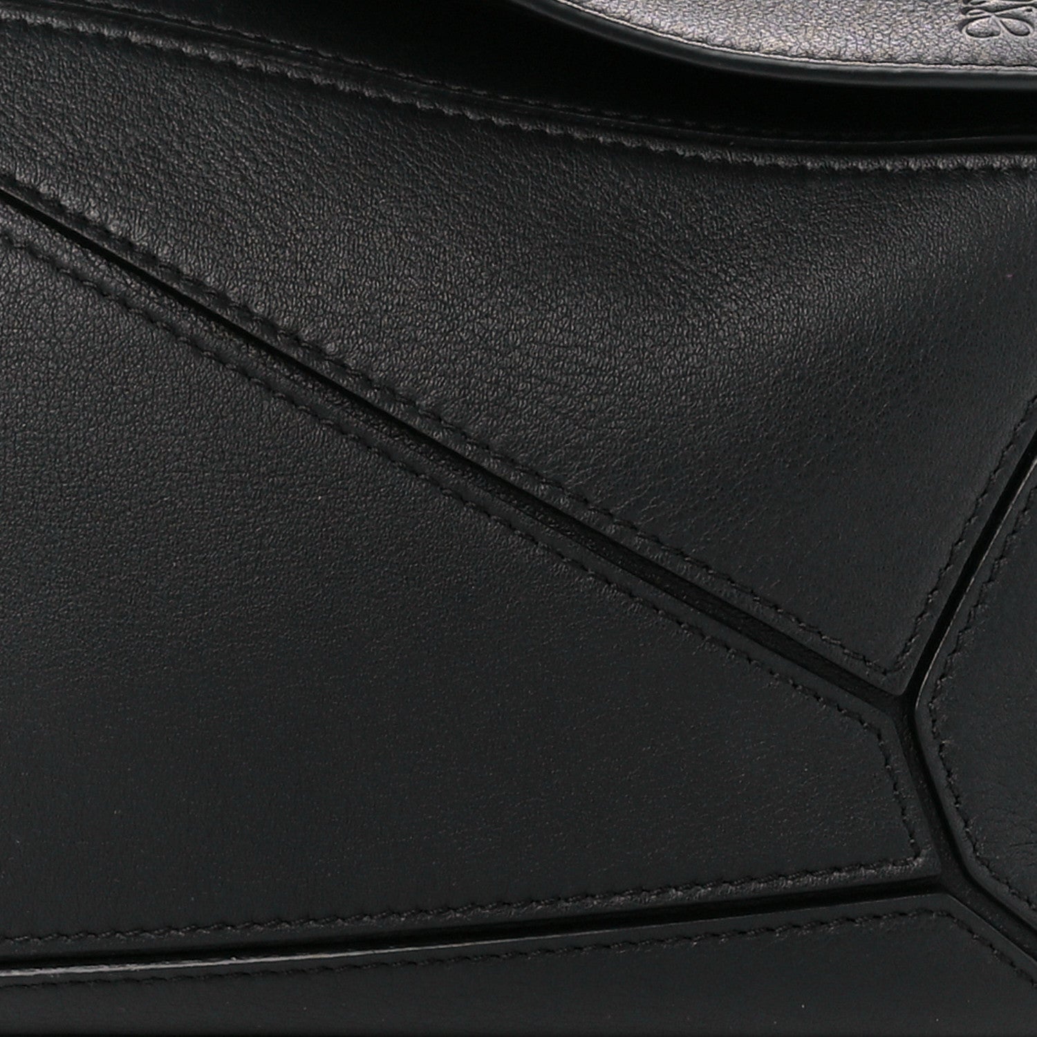 Loewe Calfskin Small Puzzle Bag Black 8 of 10