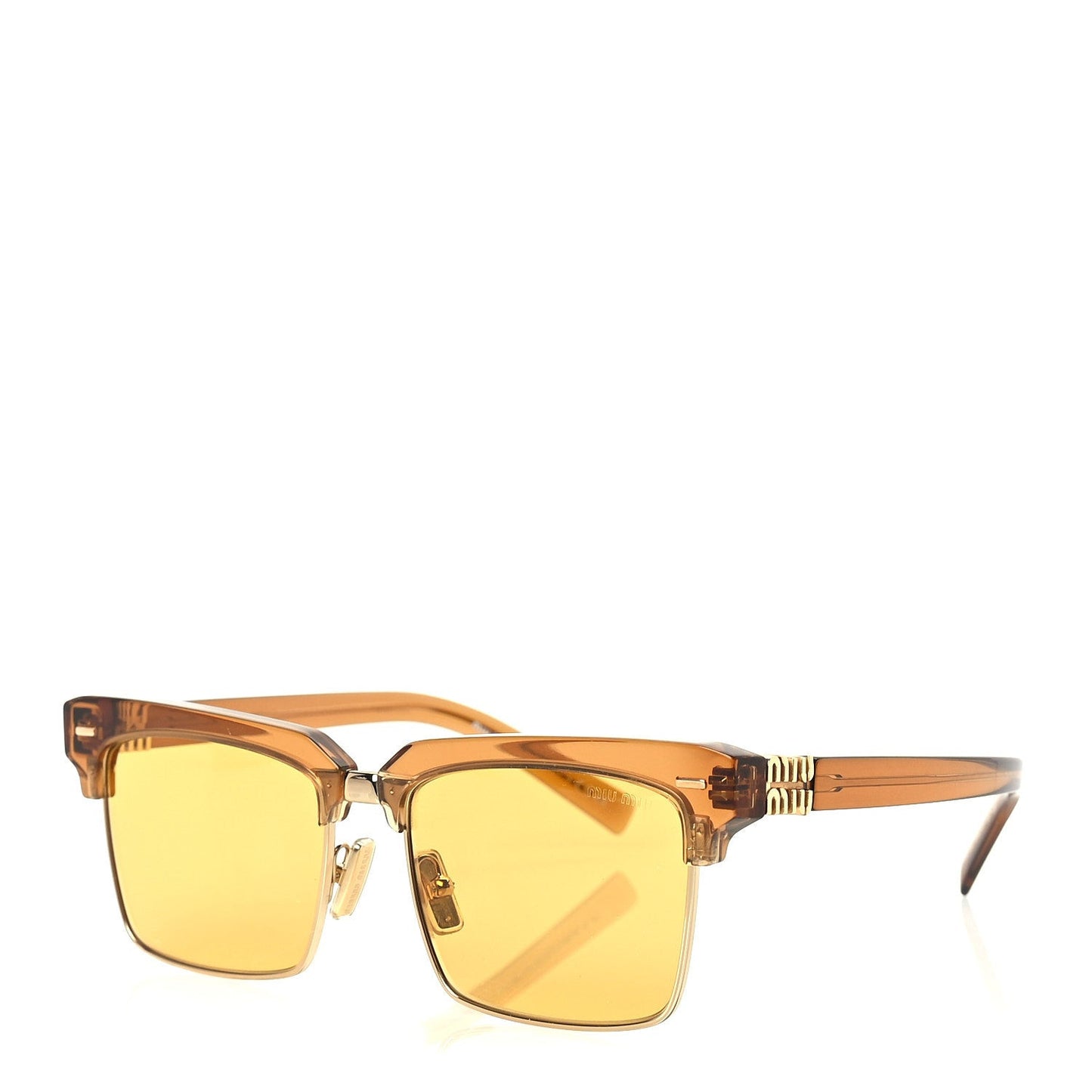 Acetate Square SMU10Z Sunglasses  Transparent Caramel