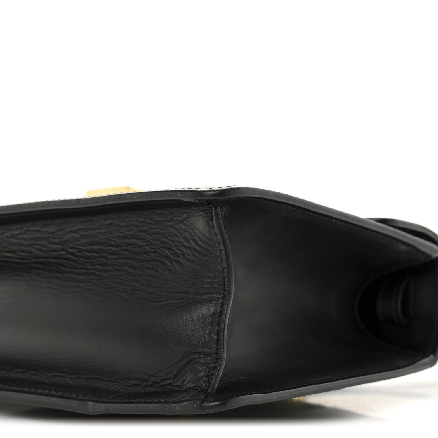 Gucci Calfskin Mini Sylvie Top Handle Bag Black 10 of 13
