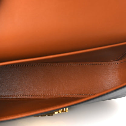 Celine Canvas Calfskin Triomphe Shoulder Bag Tan 4 of 8