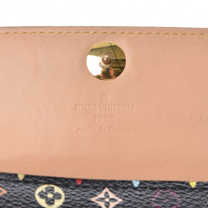 Louis Vuitton Monogram Multicolor Sarah Wallet Black 6 of 20