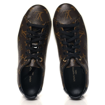 Louis Vuitton Patent Monogram Frontrow Sneakers 2 of 7