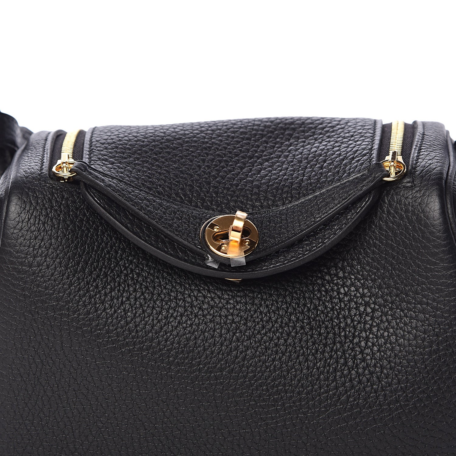 Hermes Taurillon Clemence Mini Lindy 20 Black 10 of 11