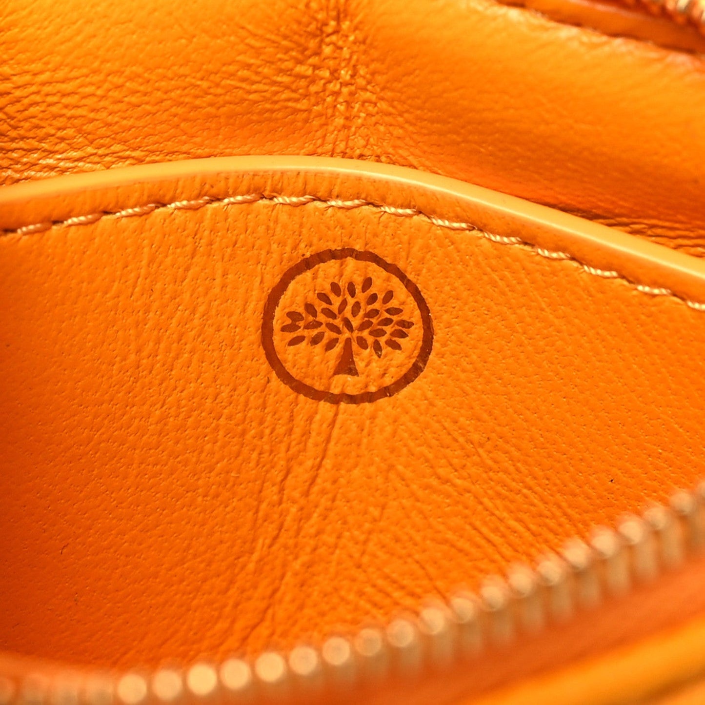 MULBERRY Nappa Softie Zip Coin Pouch Double Yellow