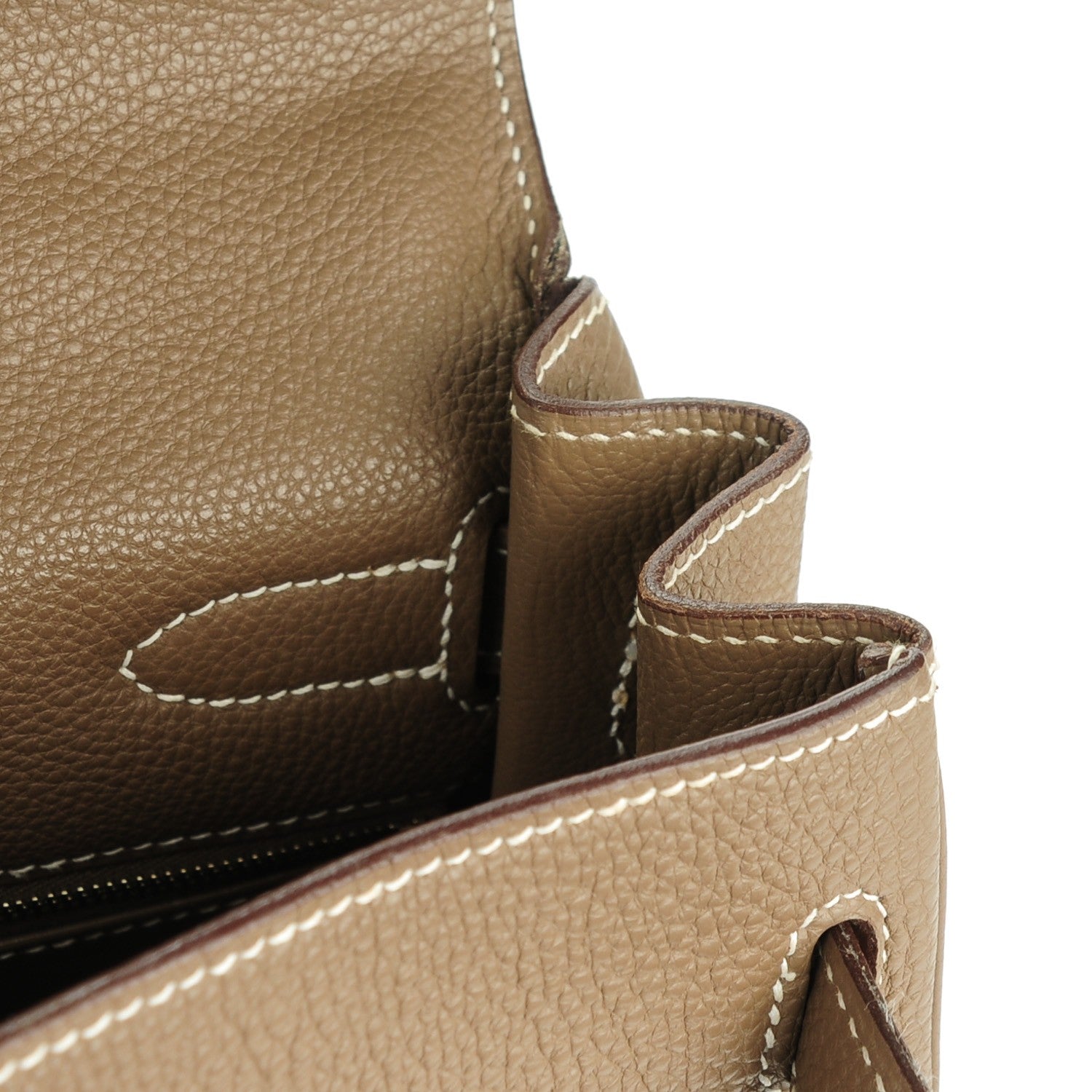 Hermes Togo Kelly Retourne 32 Etoupe 26 of 26