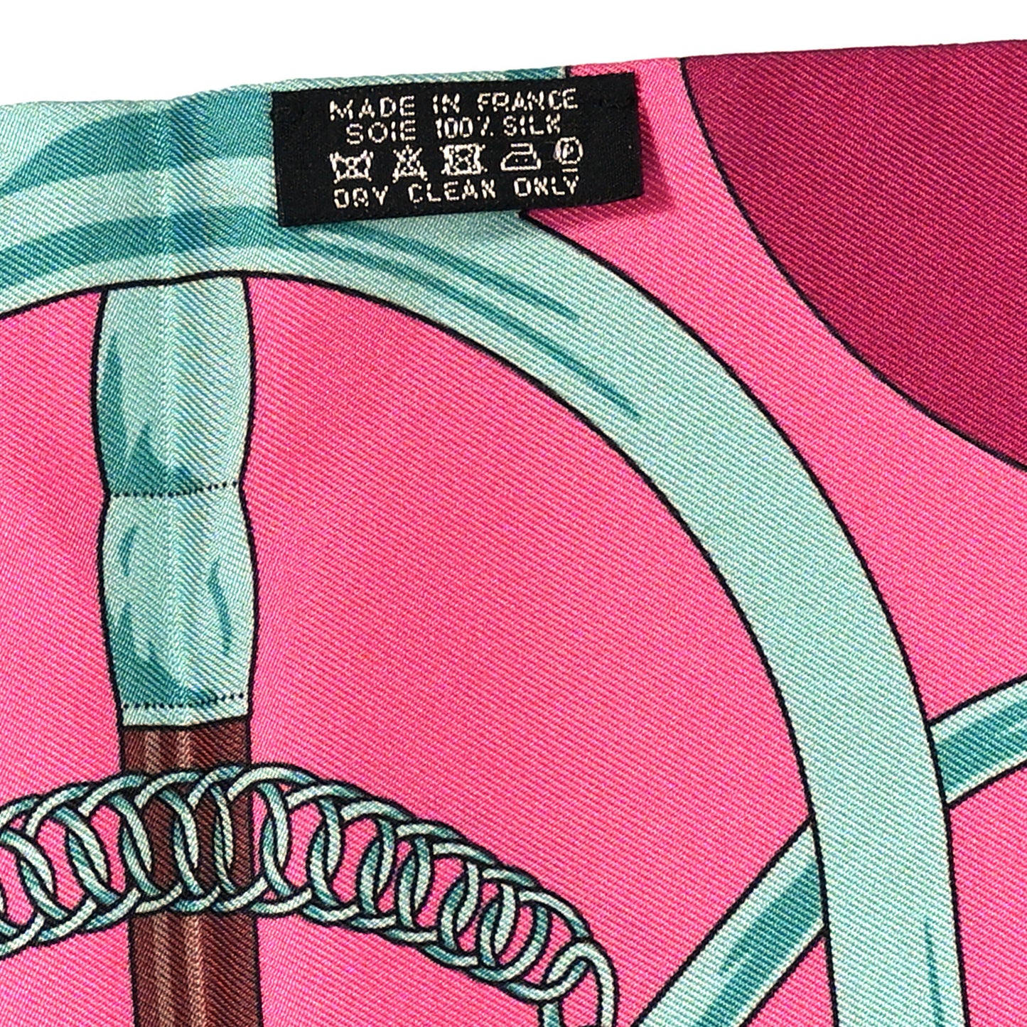 Silk Eperon D'Or Remix Maxi Twilly Rose Indien Cassis Vert