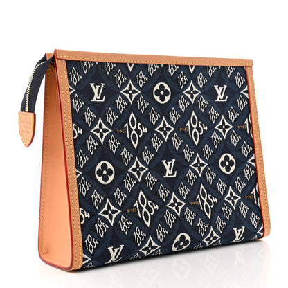 Louis Vuitton Jacquard Since 1854 Toiletry Pouch 26 Blue 3 of 6