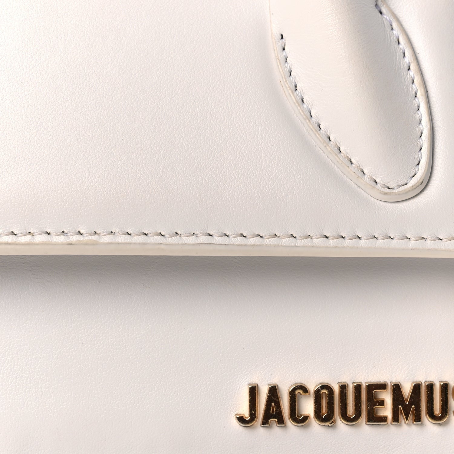 Jacquemus Smooth Calfskin Le Chiquito Long White 6 of 8