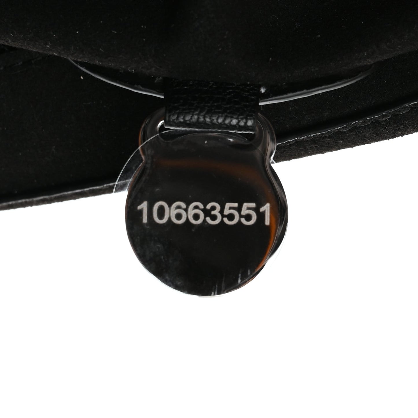 Glossy Goatskin Small Lily Flap Black