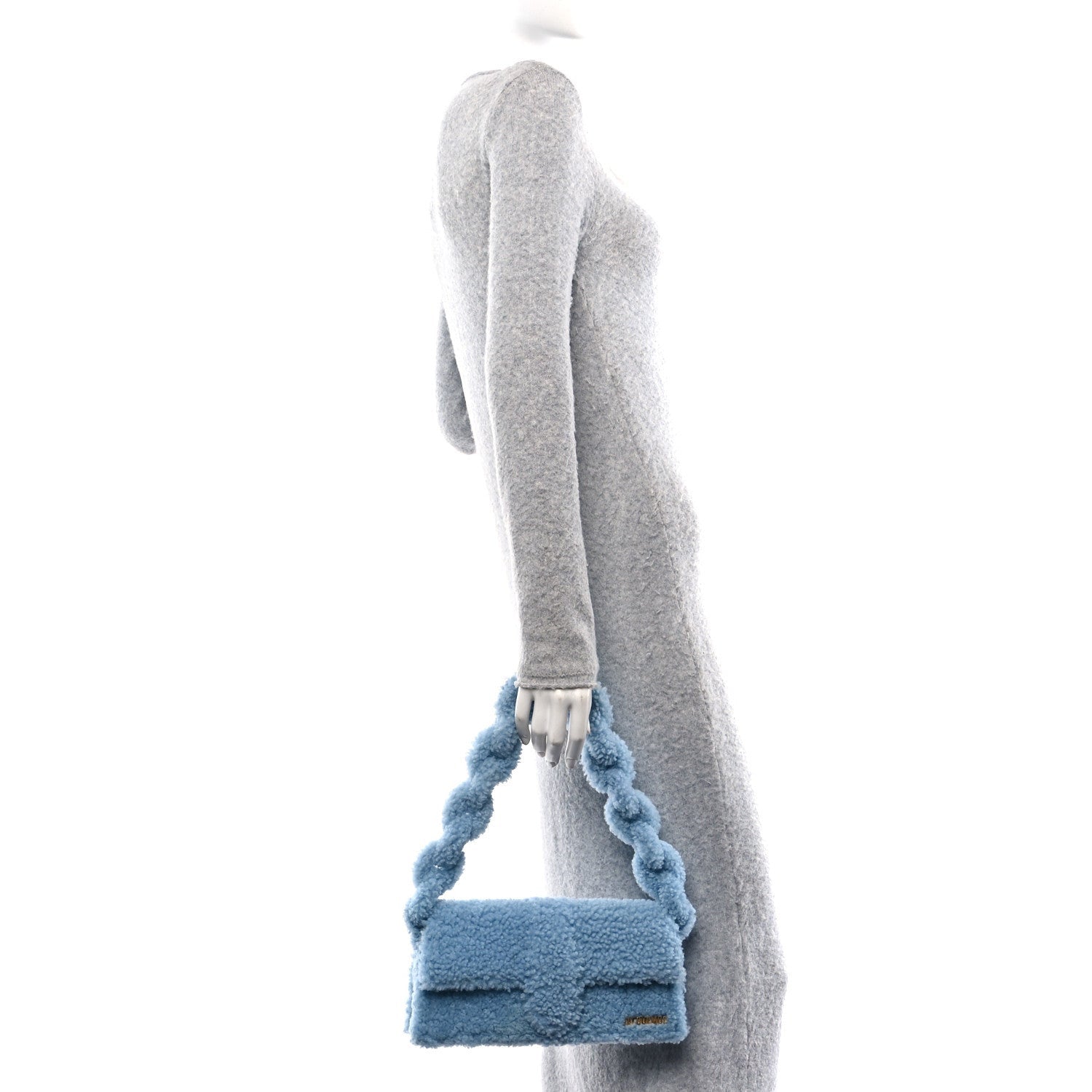 Jacquemus Shearling Le Bambidou Light Blue 2 of 7