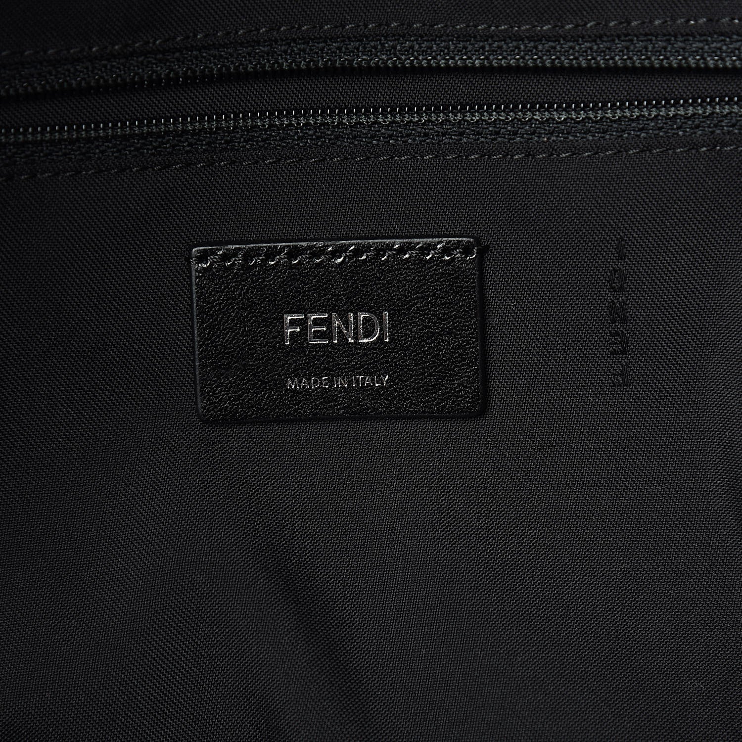 Fendi Nylon Vitello Elite Monster Eyes Rounded Backpack Blue Scuro White Multicolor 6 of 11