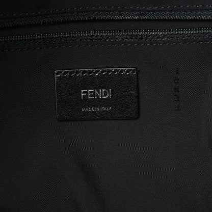 Fendi Nylon Vitello Elite Monster Eyes Rounded Backpack Blue Scuro White Multicolor 6 of 11