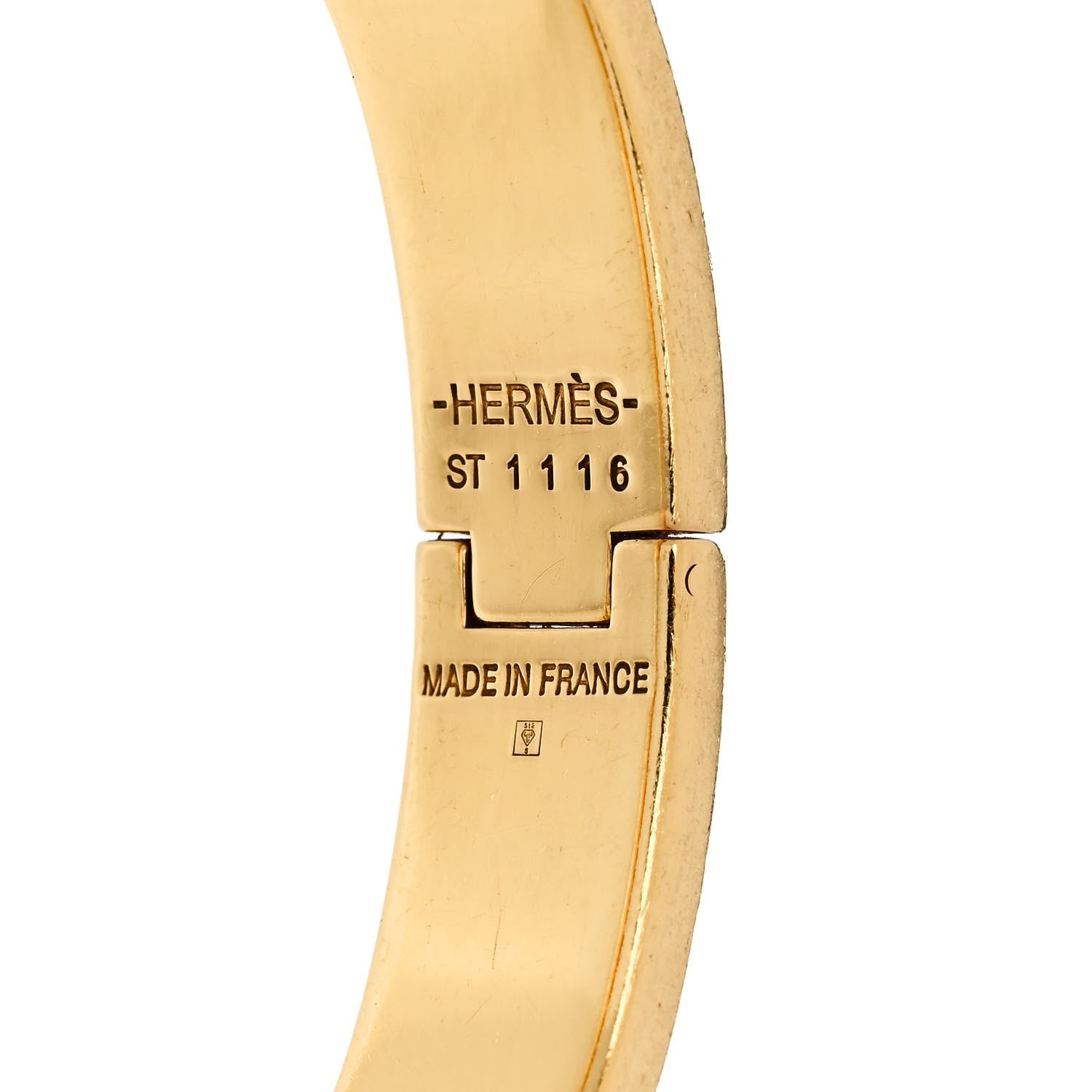Hermes Enamel Narrow Clic Clac H Bracelet PM Black 4 of 4