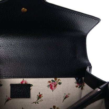Gucci Calfskin Web Small Dionysus Shoulder Bag  Black 5 of 7