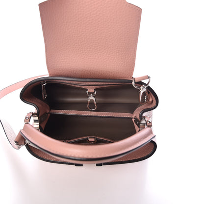 Louis Vuitton Taurillon Capucines PM Magnolia 5 of 8