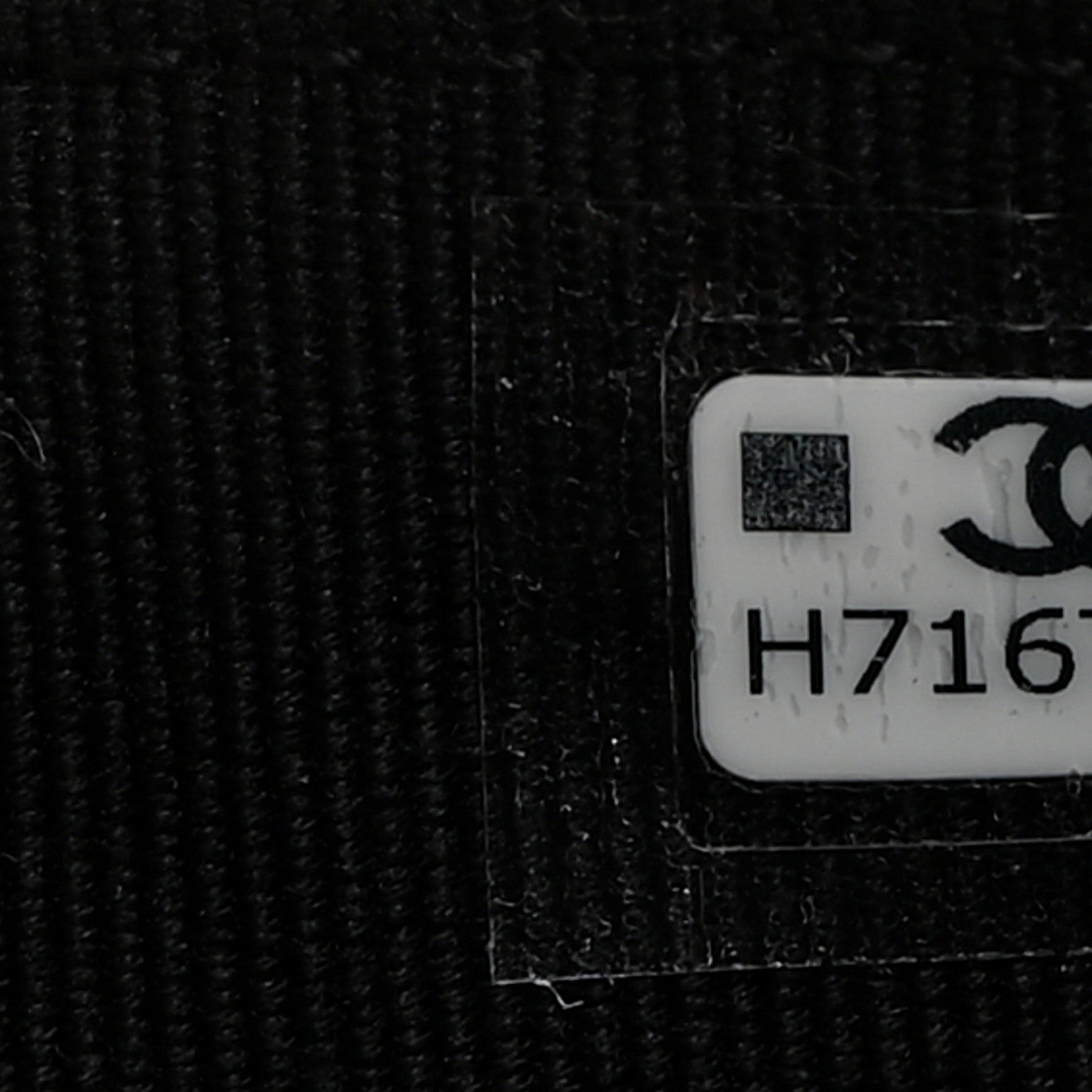 Caviar Quilted Flap Card Holder Wallet Black