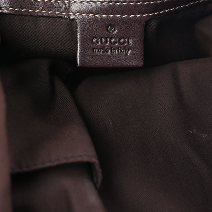 Gucci Monogram Large Wave Hobo Dark Brown 5 of 8