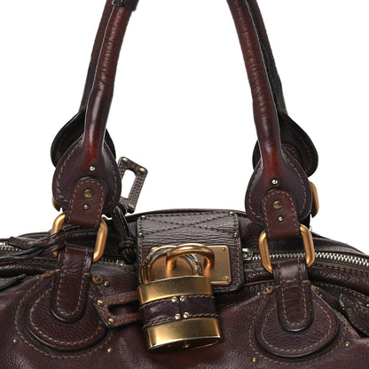 Chloe Calfskin Medium Paddington Satchel  Chocolate 6 of 8